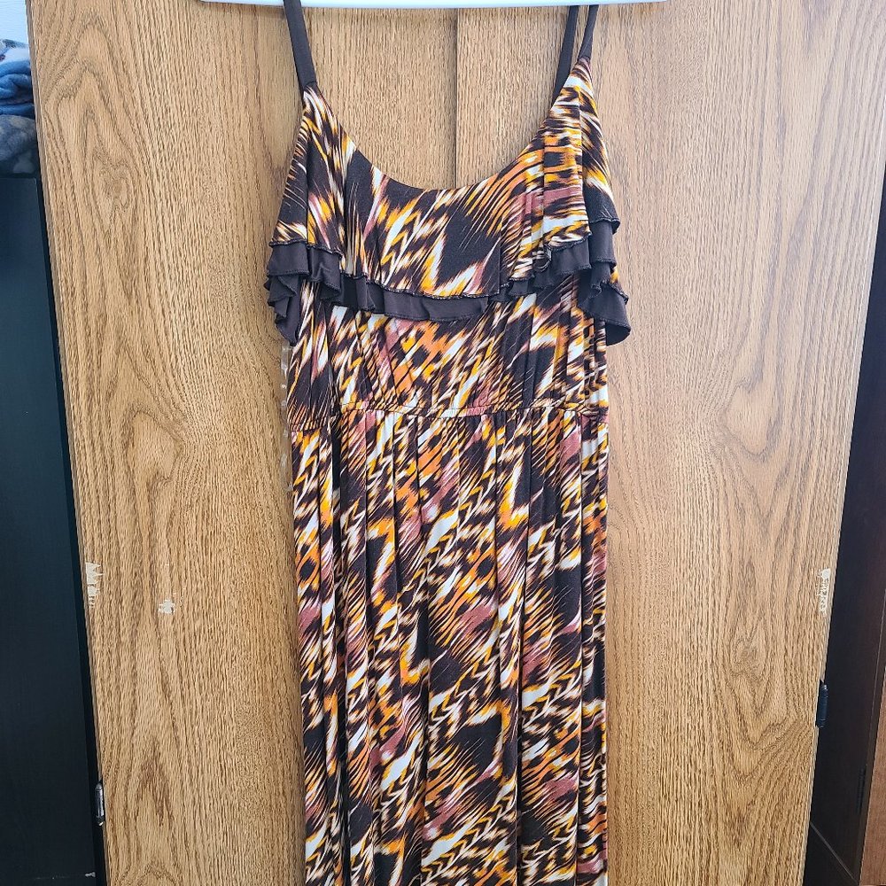 a.n.a brown dress, L